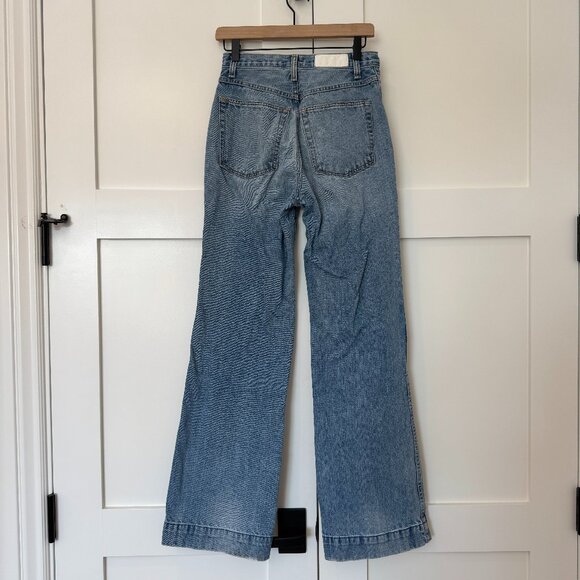 RE/DONE 70sβ Wide-Leg Jeans β Size 26 β Excellent Condition - Picture 8 of 14